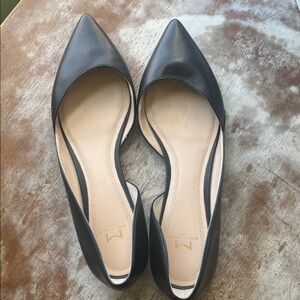 Marc Fisher LTD "Sunny" Half D'Orsay Black Flats